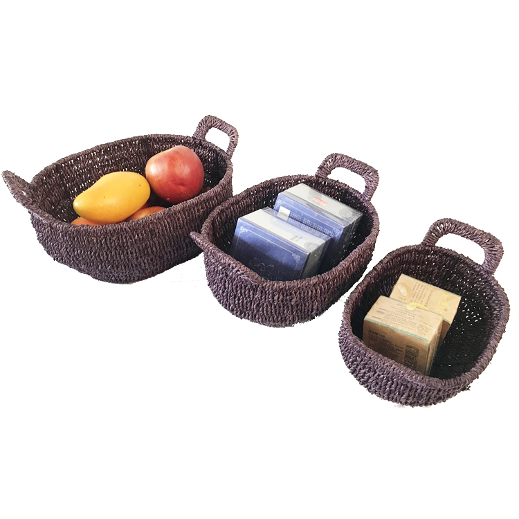 Nature Rattan Round Storage Basket GL-0751 S3