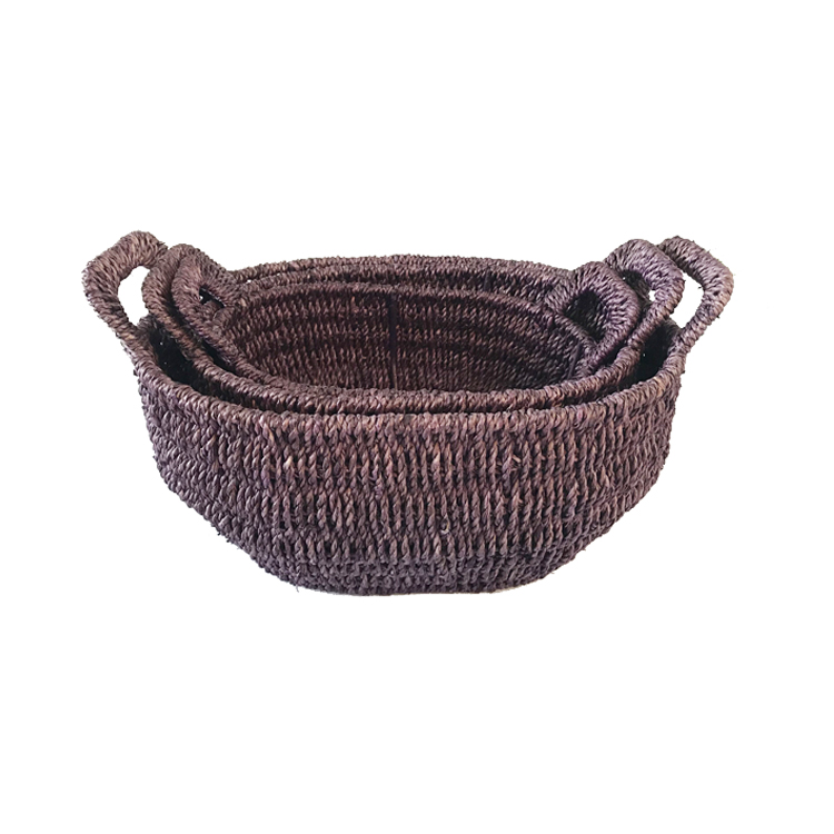 Nature Rattan Round Storage Basket GL-0751 S3