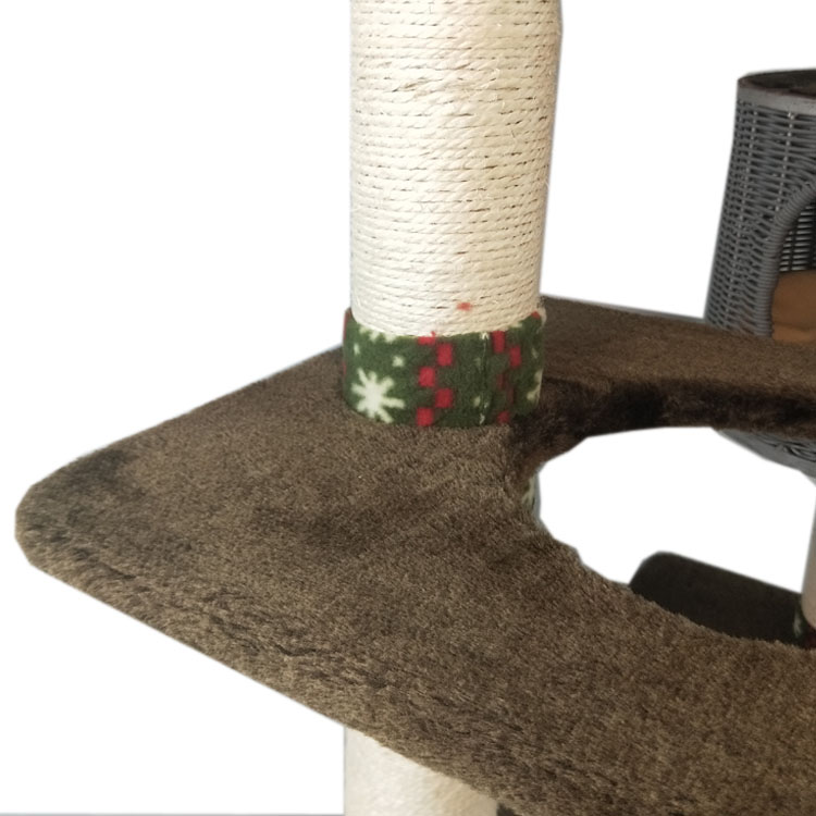 Comfortable pet cat tree house Cat Tower GL-1410PC