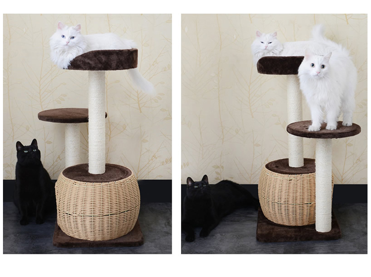 Good Selling Woven Comfortable pet cat pet tree house  GL-0546PC