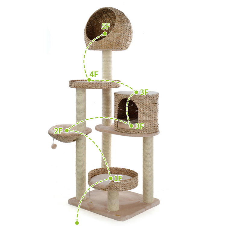 Lovely Pet Cat Tree house  GL-0547PC