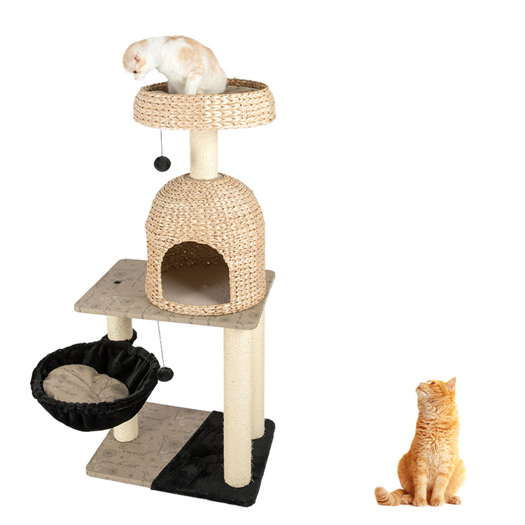 Woven Comfortable cat tree house  GL-0549PC