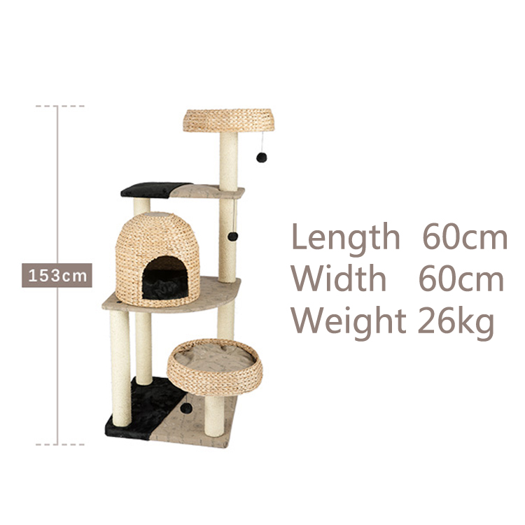 Good Quality Pet Furniture cat pet tree house  GL-0550PC