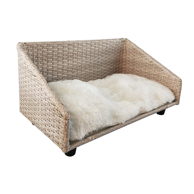 Woven Comfortable  Plush Pet Bed  GL-1314PC