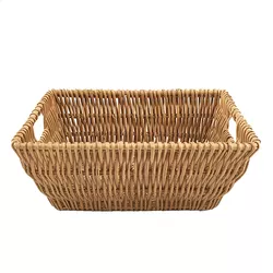 Handmade Banana Leaf Woven Storage Baskets Rectangle Basket