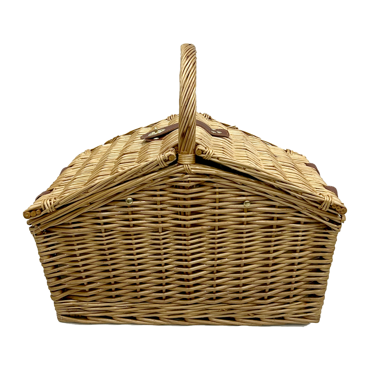 Natural Wicker Picnic basket with accessories for 2 and 4 people