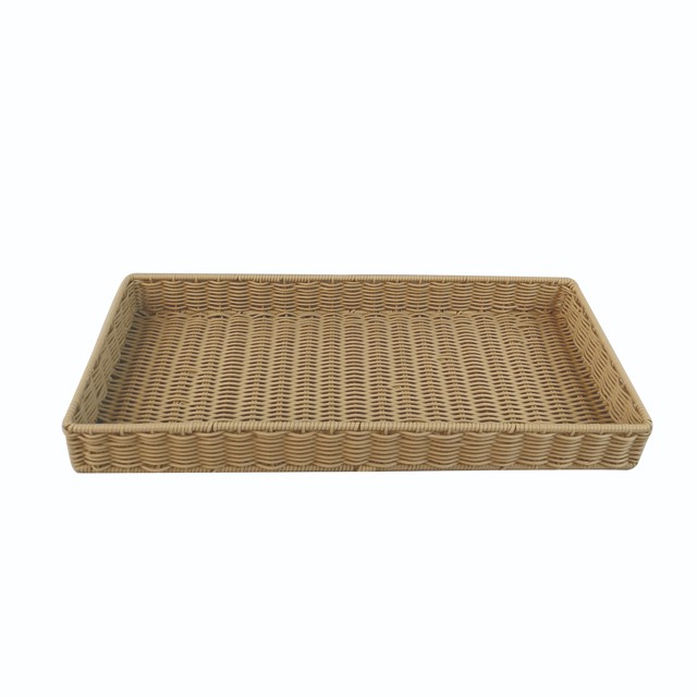 Slanted two-layer magnet Basket PE wicker  GL-1305 PC