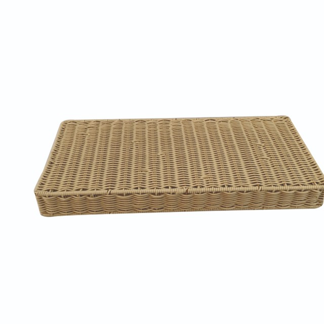 Slanted two-layer magnet Basket PE wicker  GL-1305 PC