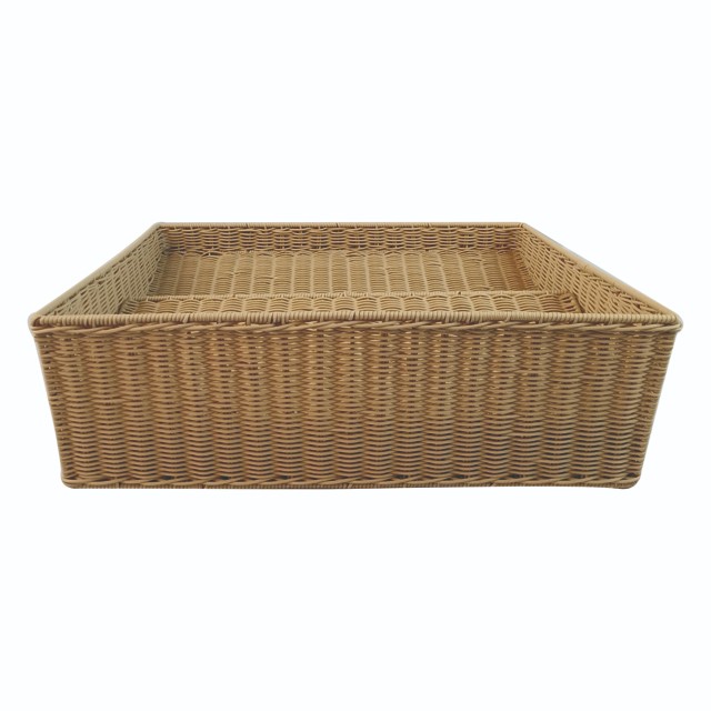 Slanted two-layer magnet Basket PE wicker  GL-1305 PC