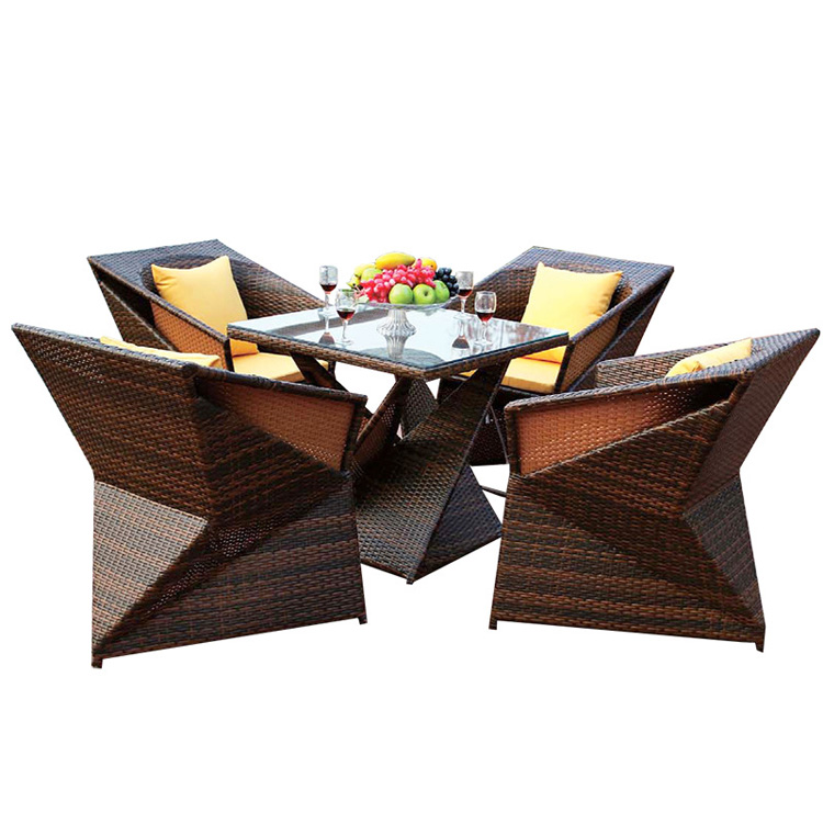 5 Piece Outdoor Furnitures Set Chair and Table GLR-HW073 S5