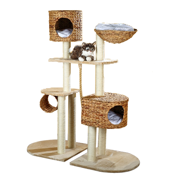 Woven Comfortable Cat Tree House GL-0442PC