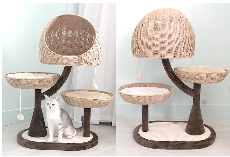 Woven Comfortable pet cat pet dog house  GL-0542PC