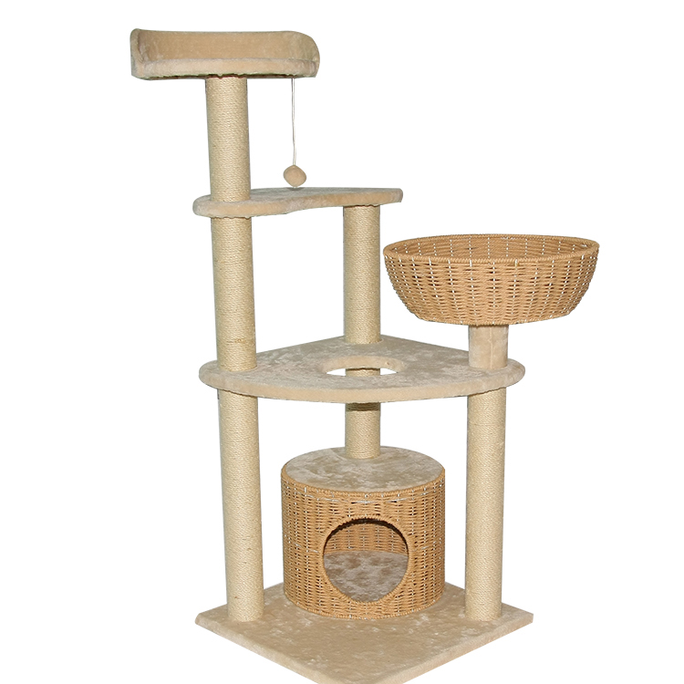 Woven Comfortable cat tree house  GL-0539PC