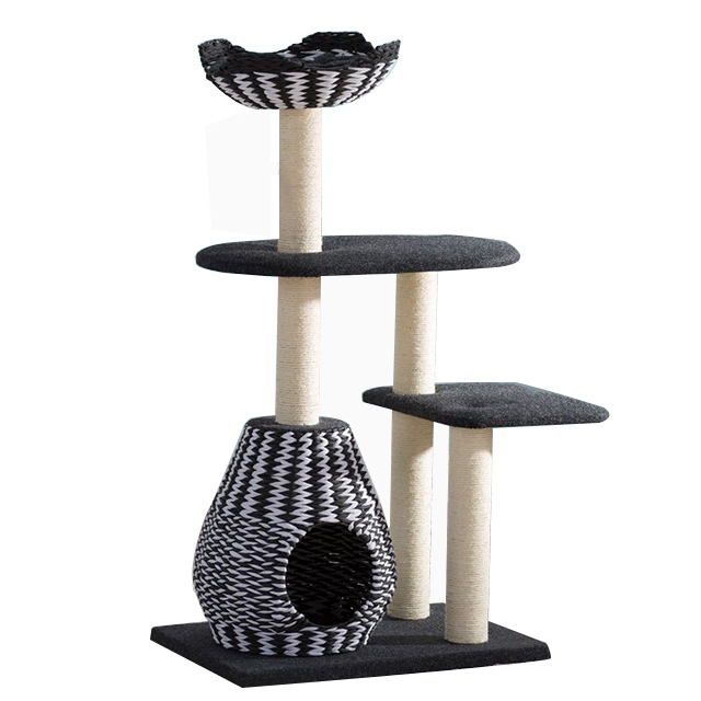 Woven Comfortable cat tree house  GL-1148PC