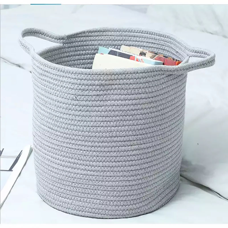 High quality cotton rope storage basket