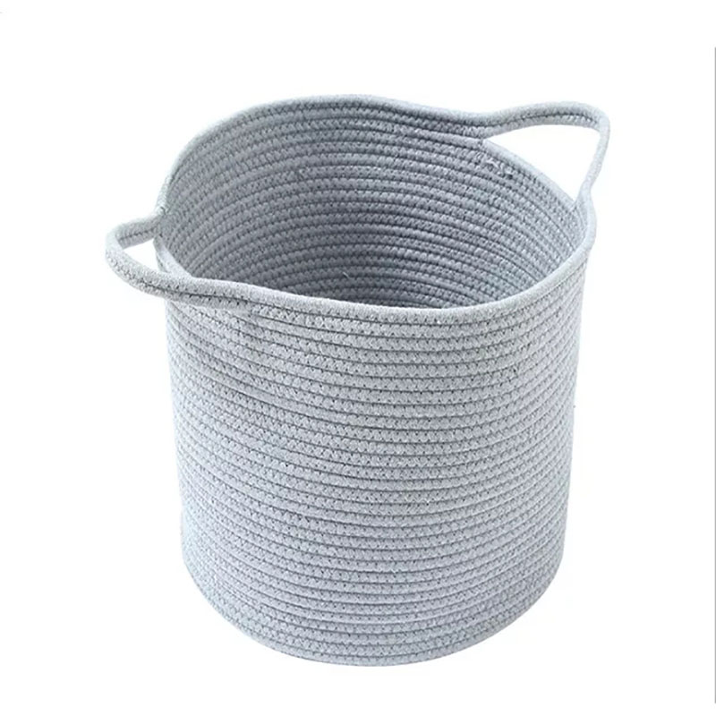 High quality cotton rope storage basket