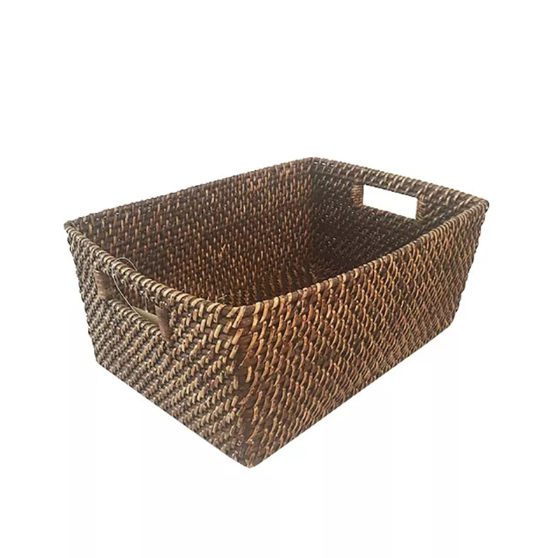 Factory supply Low price Handmade woven Storage Basket with handle