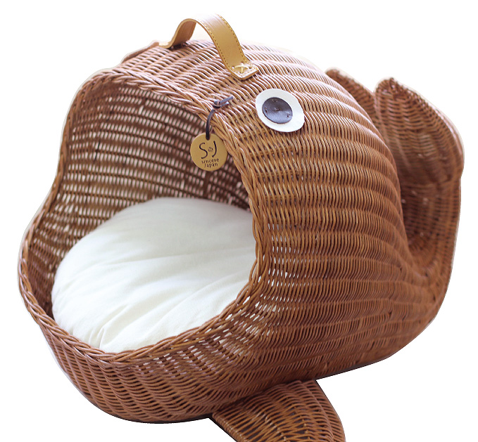 Fish - Shaped eWoven Comfortable  Plush Pet House  GL-1224 PC