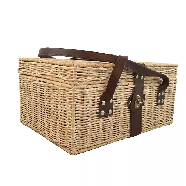 Custom Fashion Rattan Woven Handcraft Storage Basket