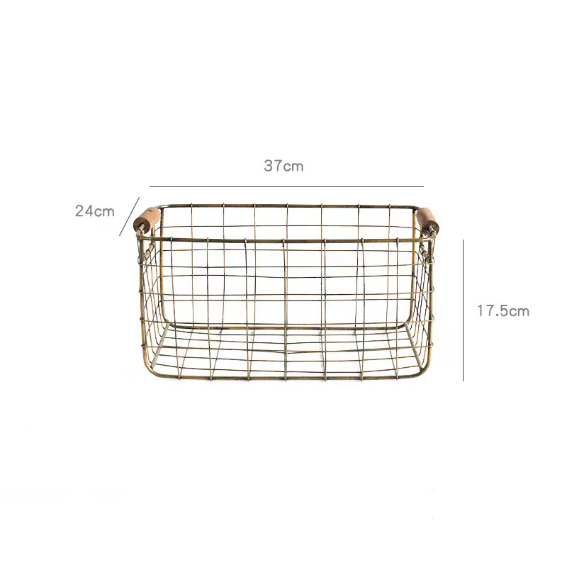 Metal Wire Storage Basket GL-1416 PC