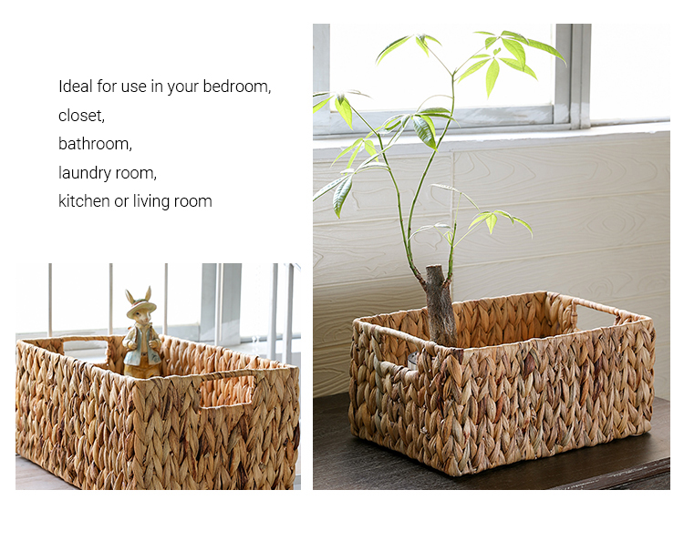 Water HyacinthWoven Multifunction Storage Basket GL-1429 PC