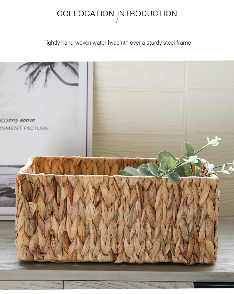 Water HyacinthWoven Multifunction Storage Basket GL-1429 PC