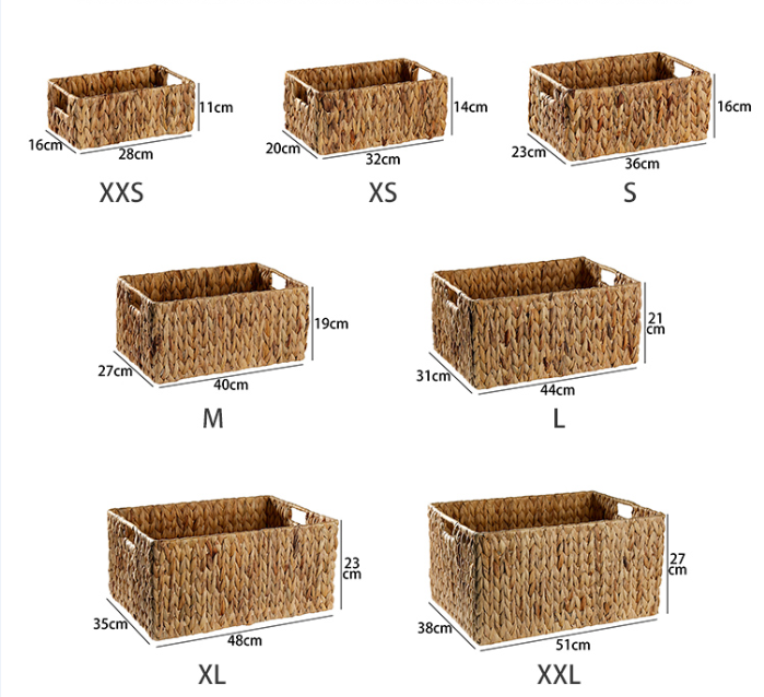 Water HyacinthWoven Multifunction Storage Basket GL-1429 PC