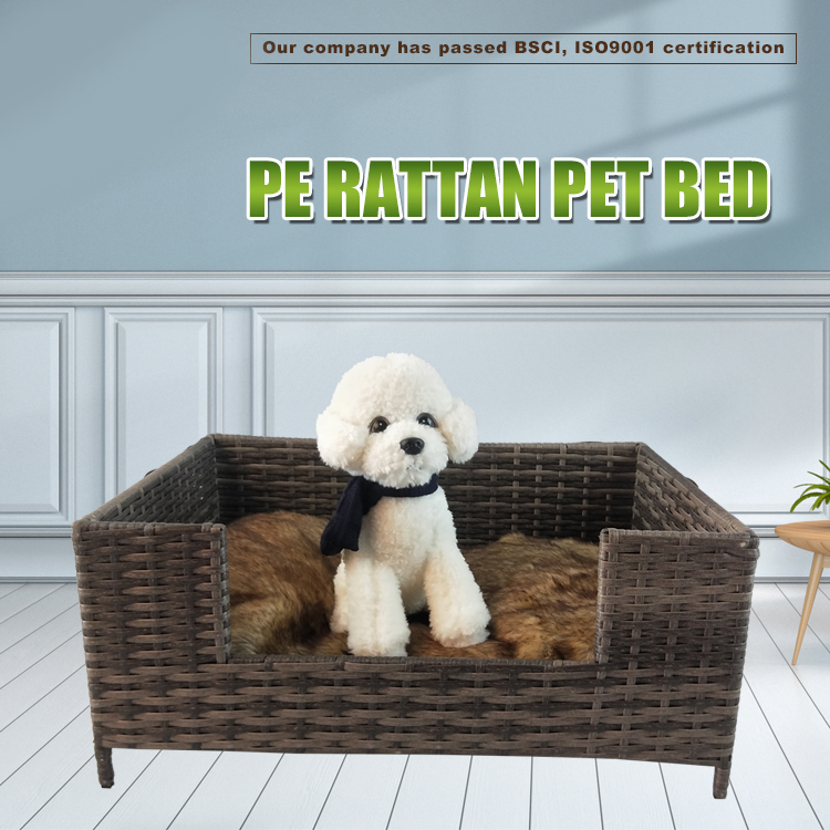 Woven Comfortable  Plush Pet Bed  GL-1306 PC