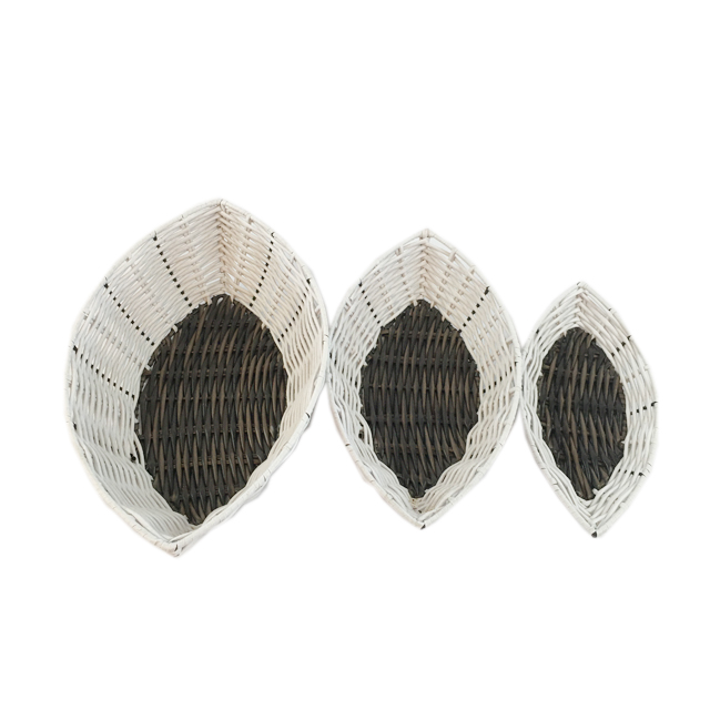 Hand-Woven PE Rattan Fruit Serving Tray GL-0014 S3