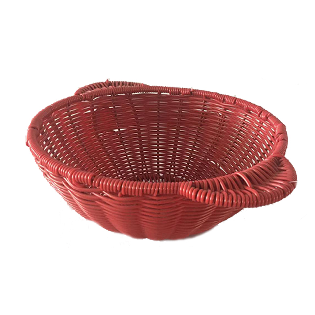 Hand-Woven PE Rattan Fruit Bowl Serving Tray GL-0016 PC