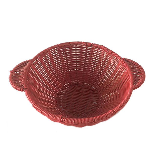 Hand-Woven PE Rattan Fruit Bowl Serving Tray GL-0016 PC