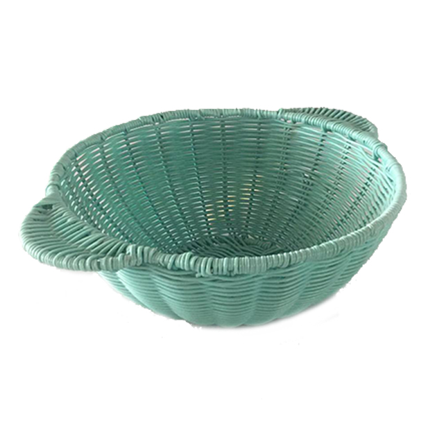 Hand-Woven PE Rattan Fruit Bowl Serving Tray GL-0016 PC