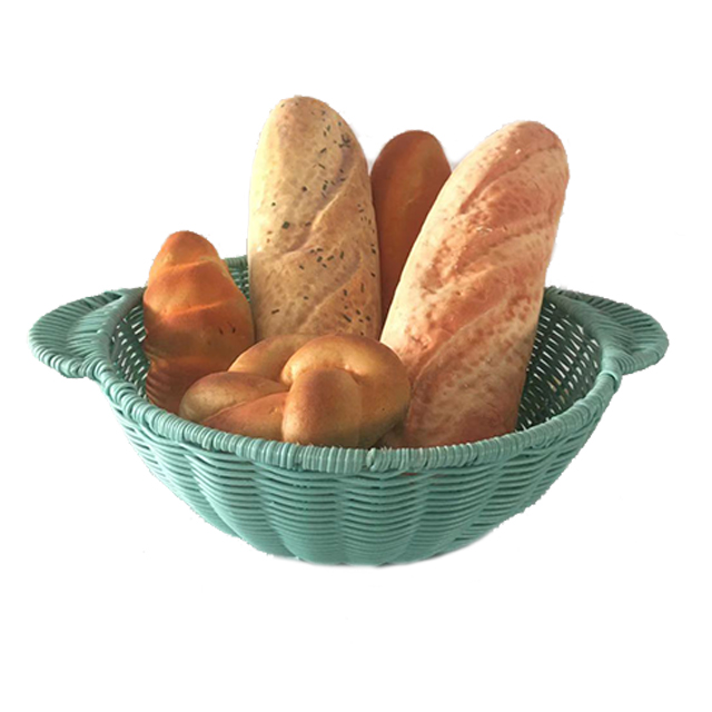 Hand-Woven PE Rattan Fruit Bowl Serving Tray GL-0016 PC