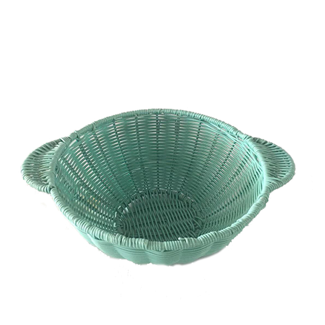 Hand-Woven PE Rattan Fruit Bowl Serving Tray GL-0016 PC