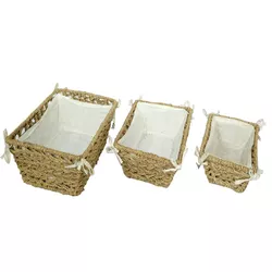 Decorative Weaving Cheap Straw Storage Basket