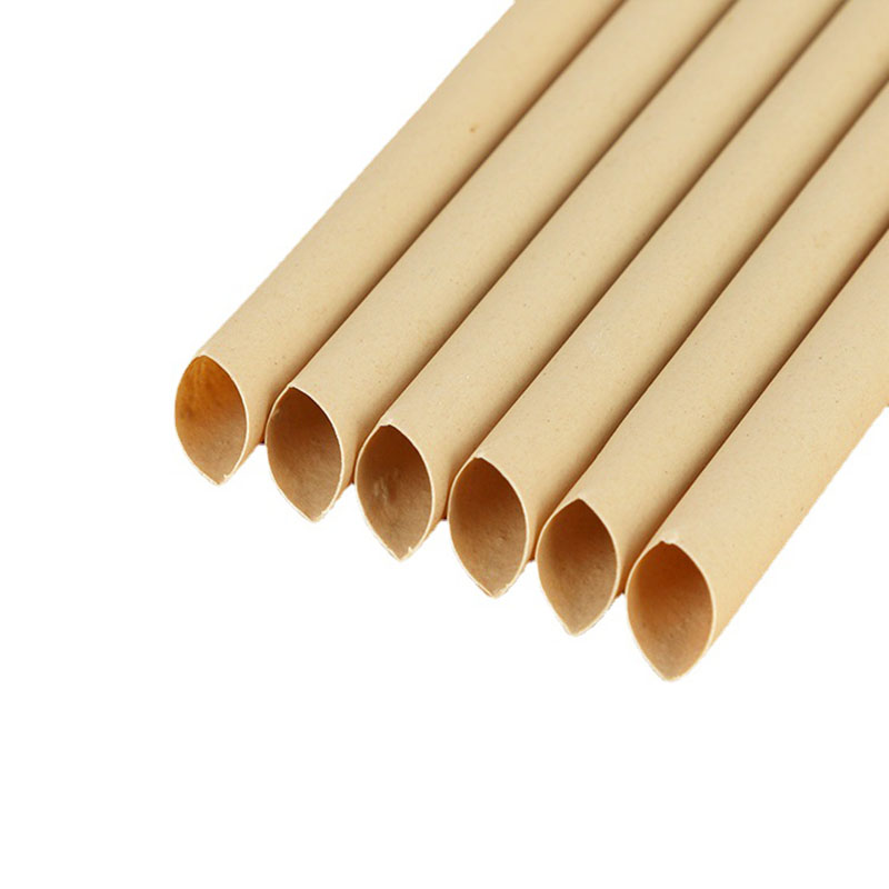 Superion quality bamboo fiber straws disposable paper straw milkshake Eco-friendly Disposable Paper Straw