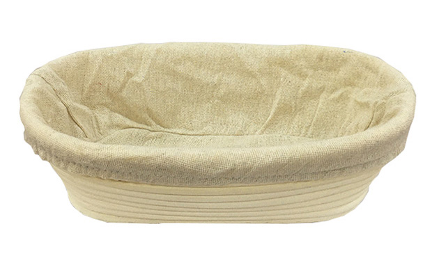 Home proffing Basket Oval Long Bread Dough Proofing Rising Rattan Basket & Liner GL-0996 PC