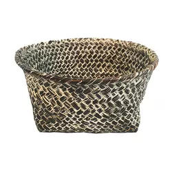 Factory Home Handmade Woven Wicker Seagrass Belly Plant Baskets