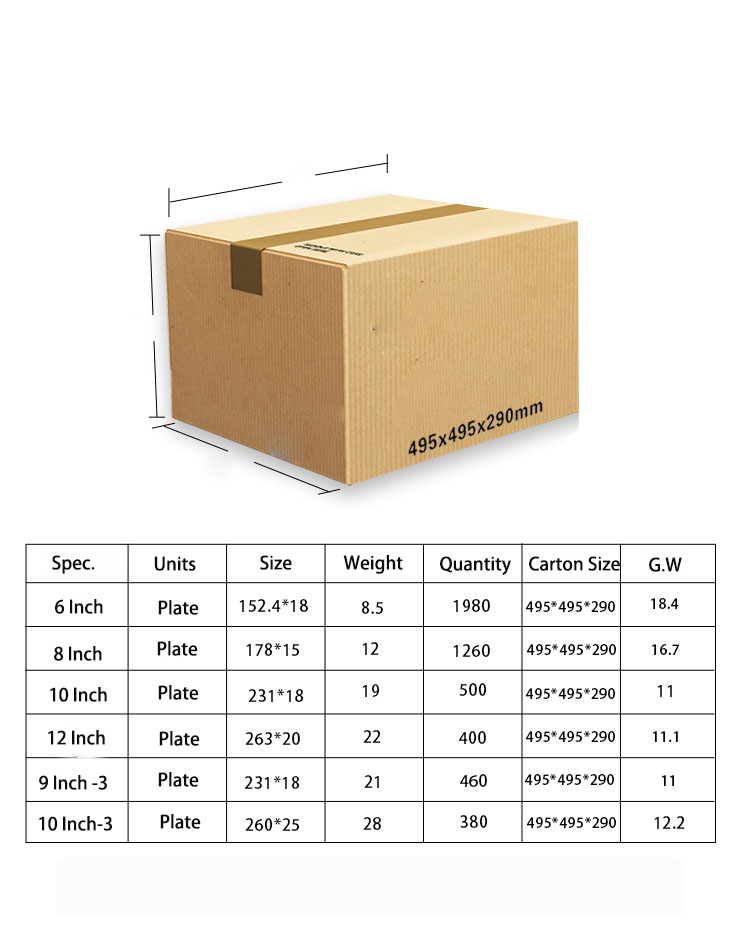 Bamboo Fiber Biodegradable Disposable Lunch Plate Dinner Plates Unbleached One Time Use Eco-friendly