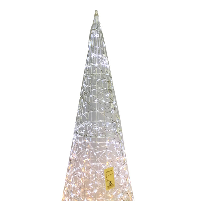 Christmas Tree Decorative Small Micro LED Wire Tree Warm White GL-1458 PC