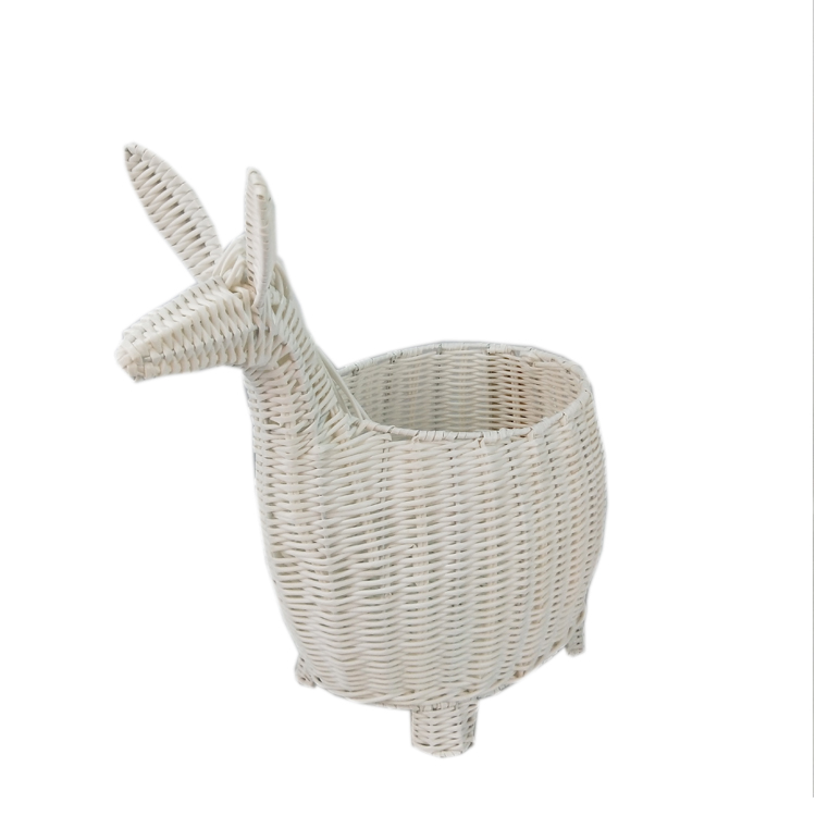 PE Rattan Woven Storage Basket Animal Shape GL-1319 PC