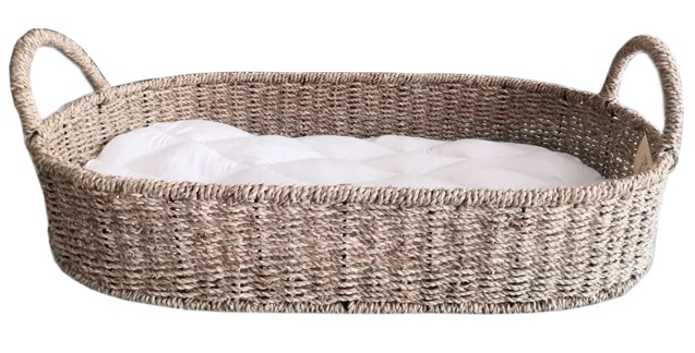 Seagrass Woven Baby Changing Basket with Mattress GL-1216 PC